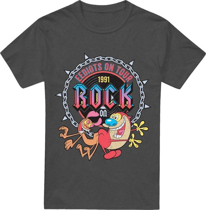 Image du produit Ren & Stimpy - T-shirt EEDIOTS ON TOUR - Adulte (XXL)