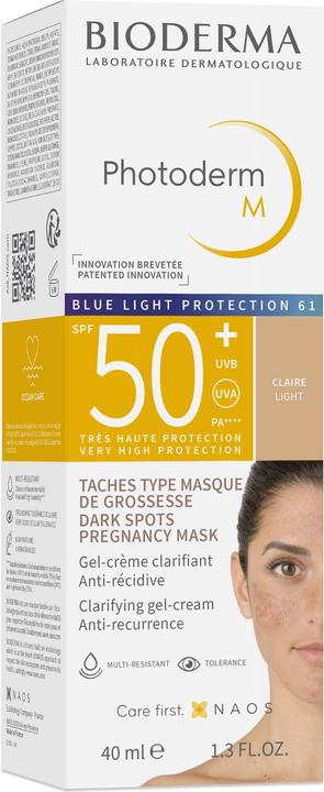 Immagine prodotto Bioderma Photoderm M SPF50+ Claire (Crema solare viso, SPF 50, 40 ml, 66 g)