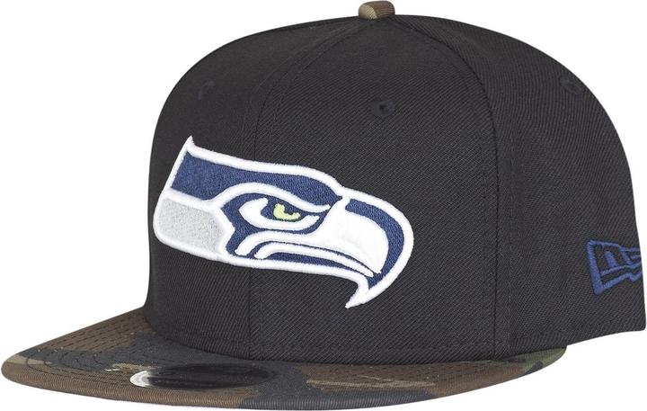 New Era Snapback Cap - Wood Camo Seattle Seahawks