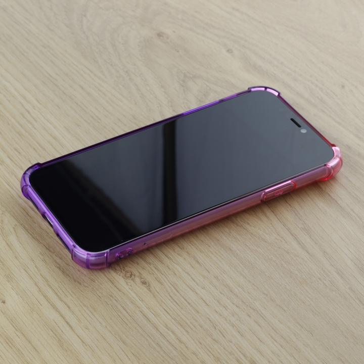 Produktbild PhoneLook Hülle Gummi Bumper Rainbow mit extra Schutz für Ecken Antischock rosa t (Realme 12 Pro+, Apple iPhone 12)