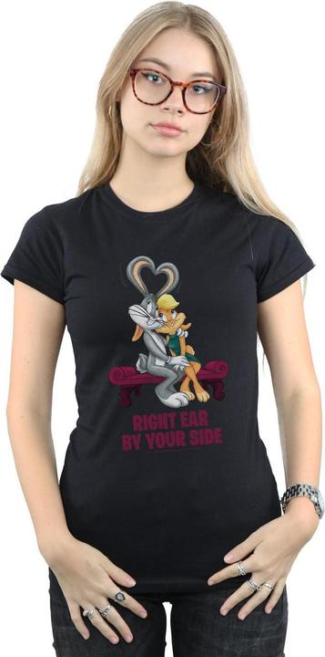 Immagine prodotto Looney Tunes Bugs And Lola Valentine's Cuddle Maglietta Donna (L)