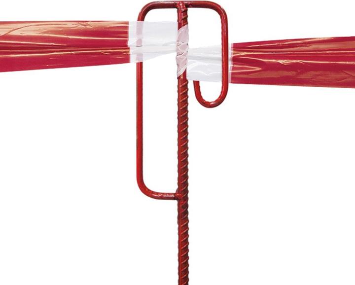 Produktbild Moravia MORION Absperrhalter, Rot lackiert 1250 mm, Ø 12 mm