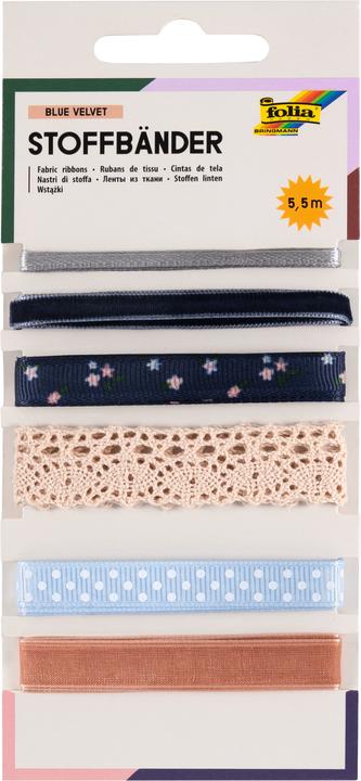 Actual product image Folia Fabric ribbons mix