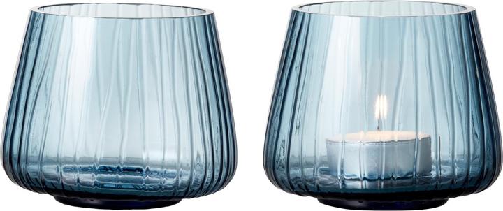 Actual product image Bitz Lantern Kusintha 2 pieces, Blue (2 x, 8.5 x 9.5 x 19.5 cm)