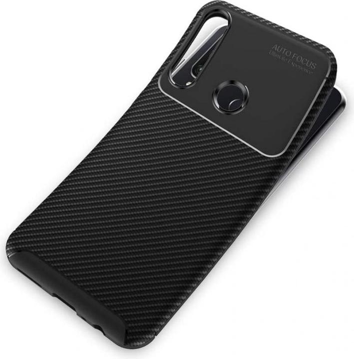 Immagine prodotto Screenguard Custodia TPU Huawei Y6p Cover Carbon Design (Huawei Y6p)