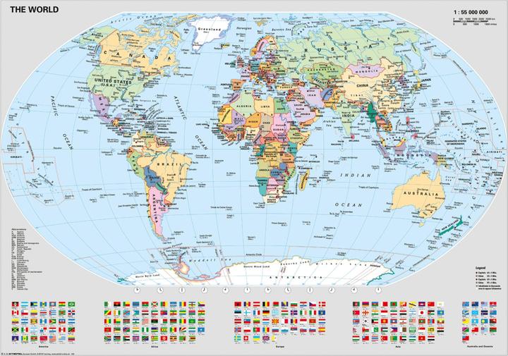 Nährwerte und Zutaten Ravensburger Politische Welt Karte 1000pcs. (1000 Teile)