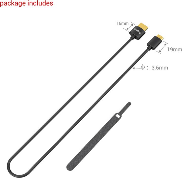 Produktbild SmallRig Mini HDMI – HDMI (Typ A) (0.55 m, HDMI)