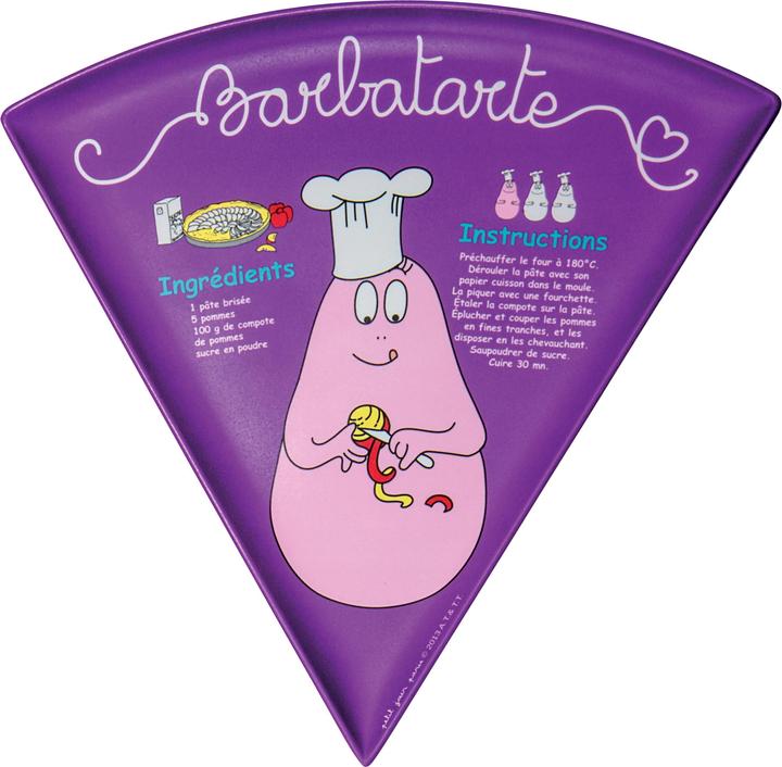 Image du produit Petit Jour Paris Assiette en forme barbapapa enfant petit jour barbatarte