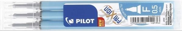 Pilot FriXion Refill Point Set Set à 3 (Ersatzmine, Hellblau, 0.25 mm)