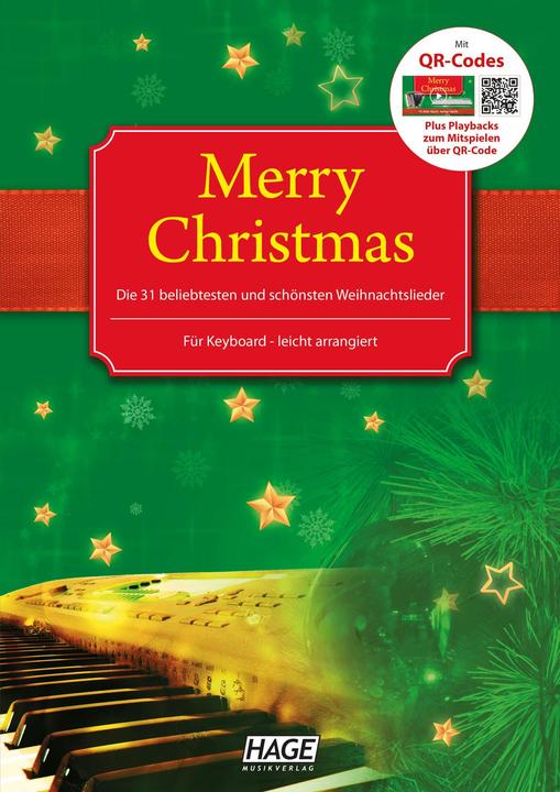 Produktbild Merry Christmas für Keyboard (Deutsch, HAGE Musikverlag GmbH & Co. KG, HAGE Musikverlag, 2021)