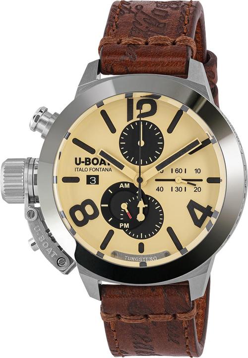 Produktbild U-Boat 9568 Classico 45 mm Tungsteno CAS 2 Herrenuhr 10ATM (Chronograph, 45 mm)