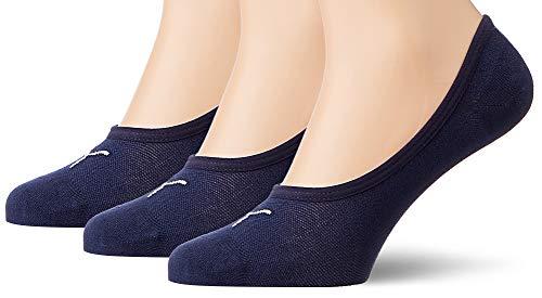 Image du produit Puma Chaussettes Footie unisexes, Navy, 43/46 (pack de 3) (43, 46)