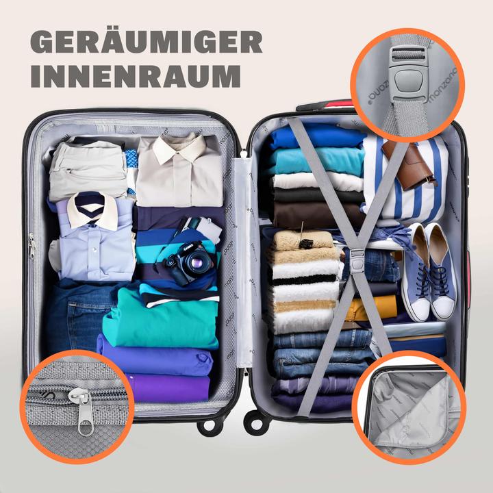 Produktbild Monzana Hartschalenkoffer (90 l, L (90 - 115l))
