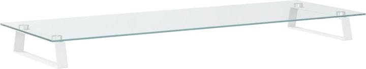 Immagine prodotto VidaXL Supporto per monitor bianco 100x35x8 cm in vetro temperato e