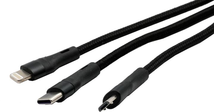 Image du produit Exsys 2-zu-3 USB Lade- und Datenkabel (1 m, USB 2.0)