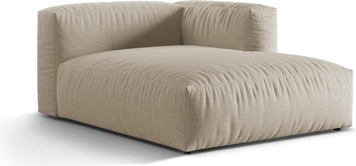 Actual product image Micadoni Modular Chaise Longue Right, "Martina", 1 Seat, 176x123x75 Made in Europe (Chaise longue)