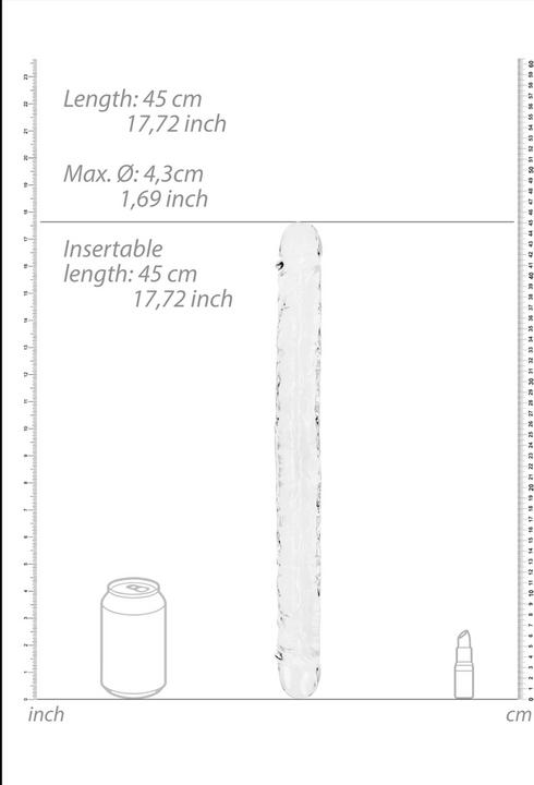 Image du produit RealRock Realistic Double Dong - 18" / 45 cm