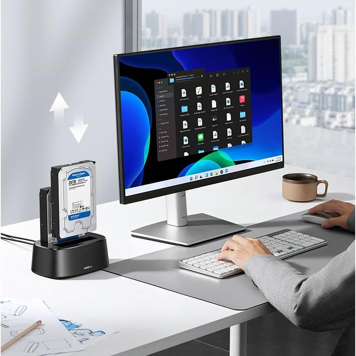 Image du produit Ugreen Station d'accueil SATA Hard Drive pour disque dur SSD 2,5" et 3,5