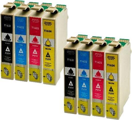 Actual product image Hermex Compatible Ink Cartridge XL for Epson WorkForce WF-2630WF (M, Y, C, FC)