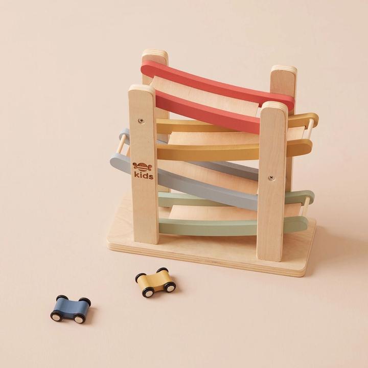 Actual product image Just Bee Kids Wooden Car Ramp Toy