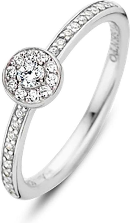 Produktbild Ti Sento Milano Ring mit Zirkonia 12101ZI (56, 925 Silber)