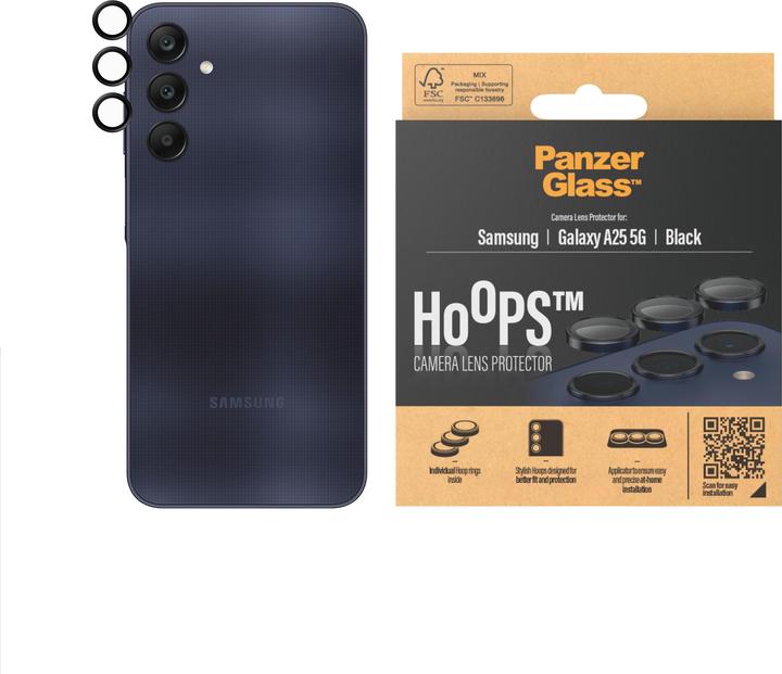 Produktbild PanzerGlass Hoops Camera Lens Protector (1 Stück, Samsung Galaxy A24)