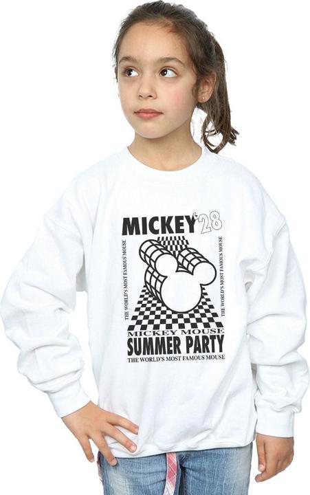 Actual product image Disney Girls Mickey Mouse Summer Party Sweatshirt (140, 146)