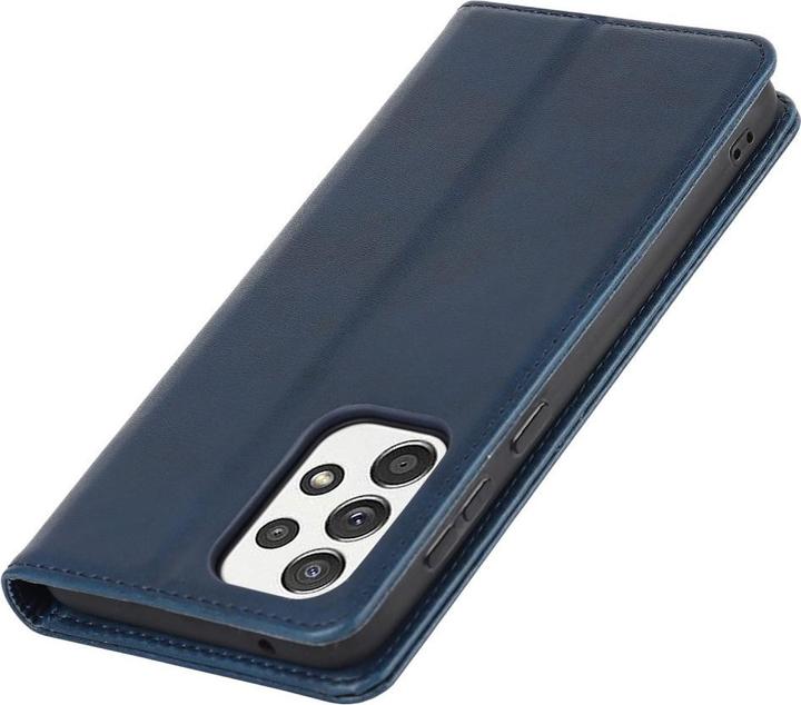 Actual product image Cover-Discount Galaxy A33 5G - Stand Flip Case Cover dark blue (Samsung Galaxy A33 5G)
