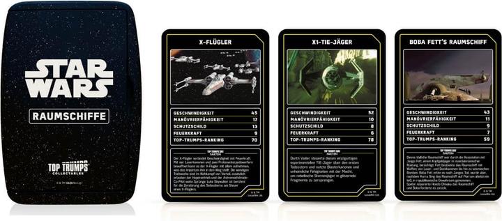 Image du produit Winning Moves Top Trumps Collectables Star Wars Vaisseaux spatiaux (Allemand)