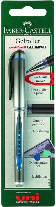 Image du produit Faber-Castell Faber.C.Roller à encre gel UB Gel Impact bleu BK 146896 (Bleu, 1 x)