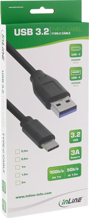 Produktbild InLine USB 3.1 (0.50 m, USB 3.2 Gen 2)