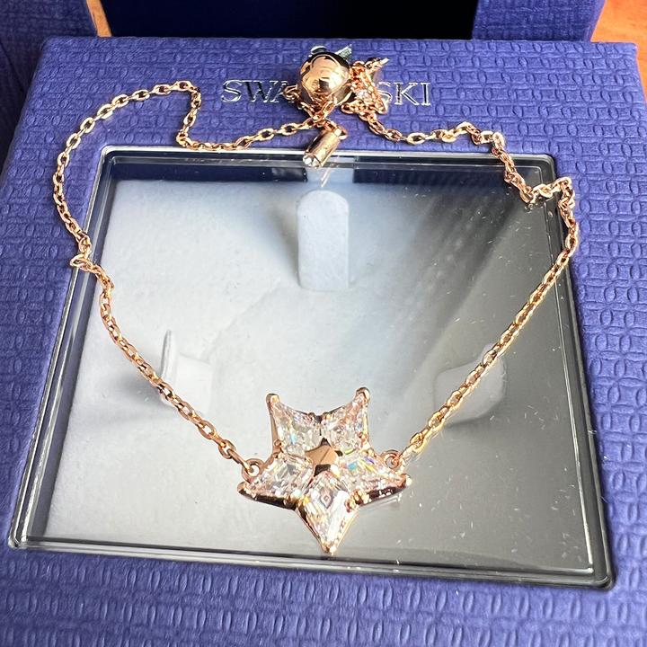 Actual product image Swarovski Bracelet Stella rose 5648985 (24 cm, Metal with rose gold tone alloy coating)
