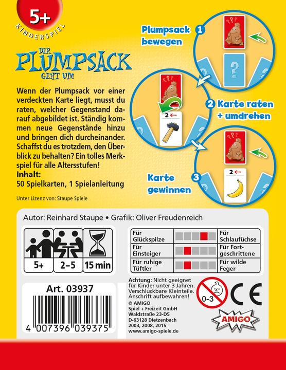 Image du produit Amigo Der Plumpsack geht um (Allemand)