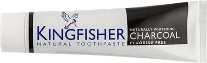 Produktbild Kingfisher Zahncreme mit Holzkohle ohne Fluor (100 ml)