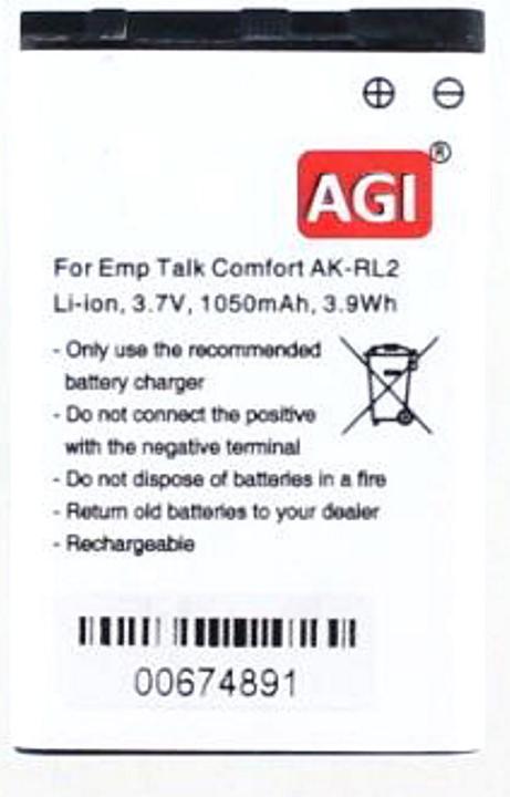 Produktbild AGI 15903 - Akku - Emporia - Talk Comfort V20M - Schwarz - Lithium-Ion (Li-Ion) - 10