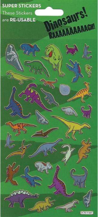 Produktbild Paper Projects Wiederverwendbare Folie Dinosaurier Aufkleber
