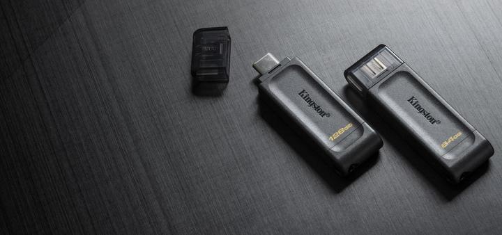 Actual product image Kingston DataTraveler 70 (64 GB, USB-C, USB 3.2)