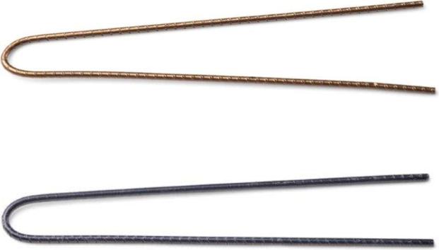 Produktbild Trisa Profi-Haarnadeln geriffelt U-förmig 53mm bronze 40 Stk (40 Stk.)