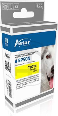 Actual product image Astar Yellow - compatible - ink cartridge - for Epson Stylus S21, SX115, SX215, SX218, S (Y)