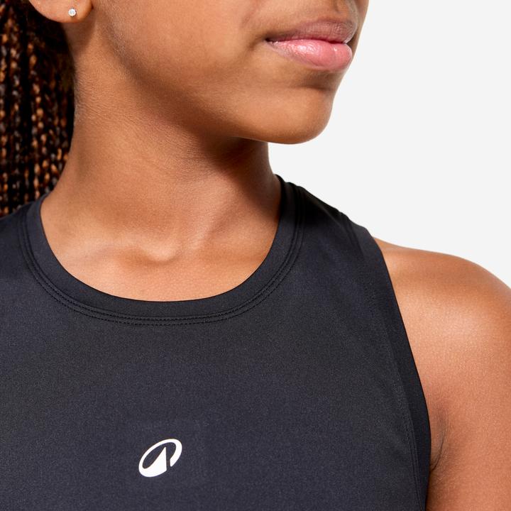 Actual product image Decathlon Top Mädchen Multisport atmungsaktiv - schwarz (14, 15, 16)