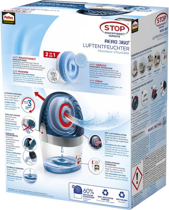 Produktbild Pattex Stop Feuchtigkeit AERO 360° inkl. Tab (20 m²)