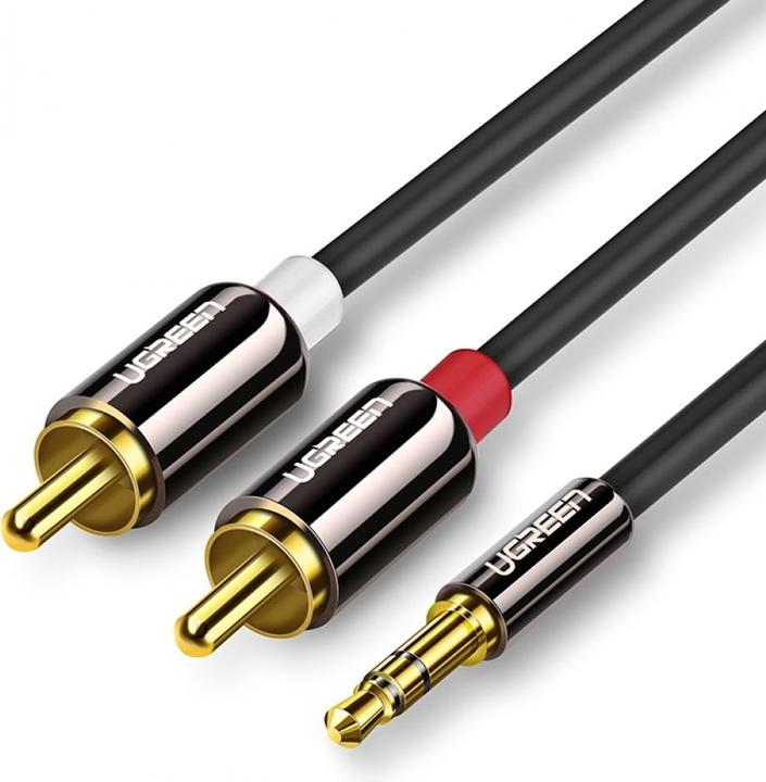 Produktbild Ugreen 2x RCA – 3.5mm Klinke (2 m, Cinch, 3.5mm Klinke (AUX))