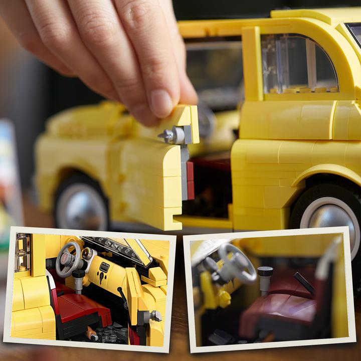 Image du produit LEGO Fiat 500 (10271, LEGO Creator Expert, LEGO difficiles à trouver)