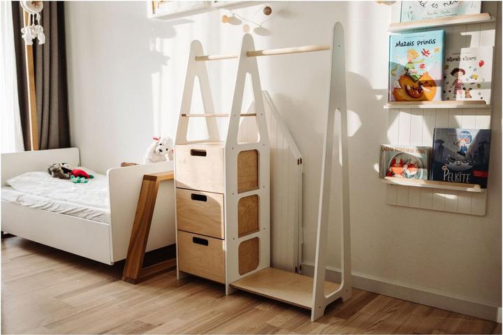 Actual product image Duck Woodworks Children's wardrobe with drawers
