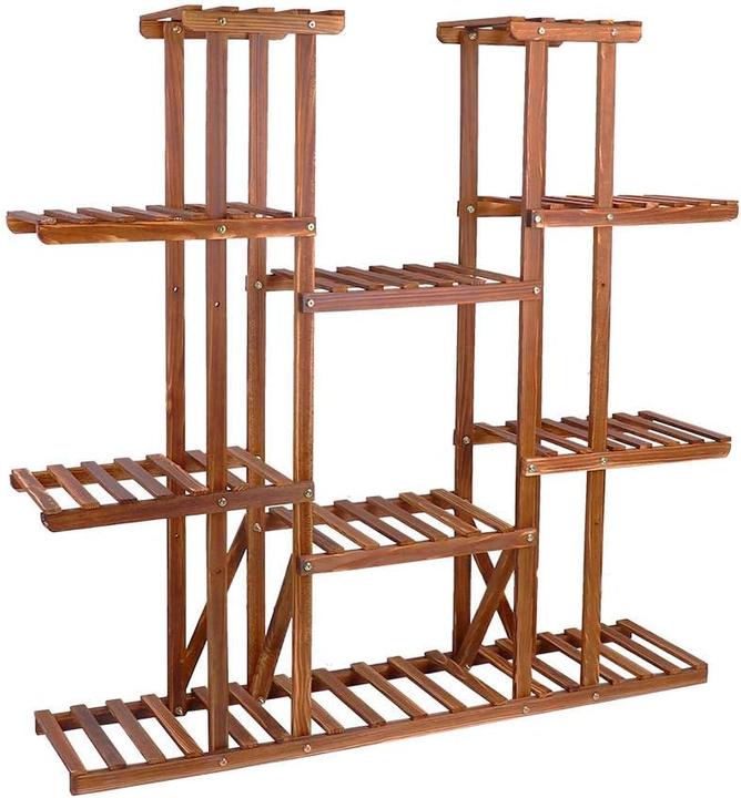 Produktbild Unho Pflanzenregal Holz,115×25×116cm