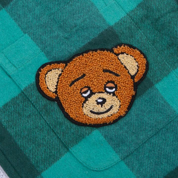 Actual product image Tealer hoodie teddy tartan (XS)