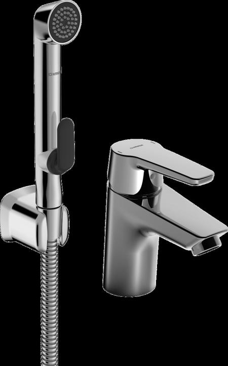 Produktbild Hansa HANSAPOLO Waschtisch-Einhebelmischer, Funktionsbrause, Ohne Ablaufgarnitur, Ausladung 103mm, 5