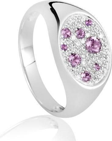 Actual product image Breuning RING - E.AMETHYST/Brill. 0,23 Ct. H/si (51, 585/14 K Gold)