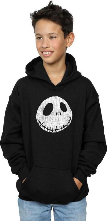Immagine prodotto Disney Nightmare Before Christmas Jack Cracked Face Felpa con Cappuccio Ragazzi (140, 146)