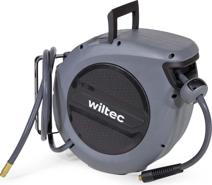 Image du produit Wiltec Enrouleur de tuyau d'air comprimé 20m Enrouleur de tuyau d'air comprimé 17 bar Enrouleur